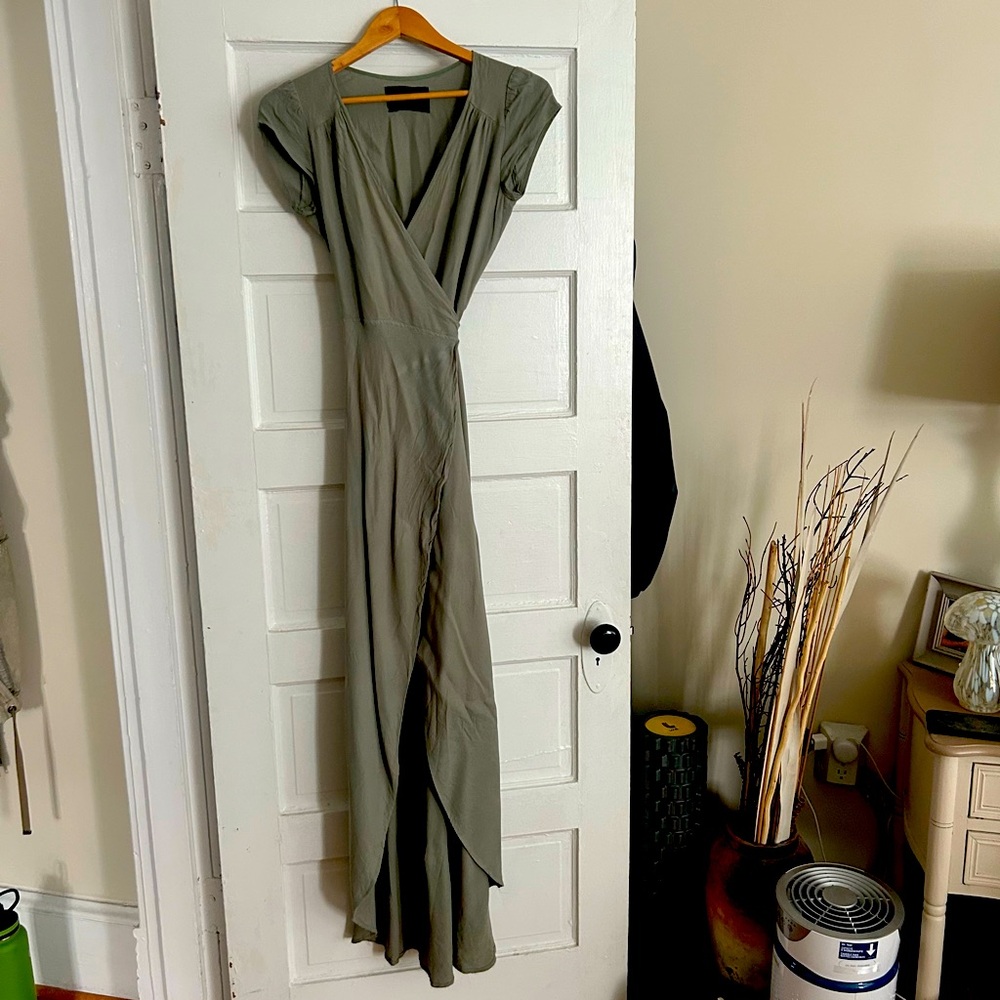Reformation Size S Asparagus Green dress